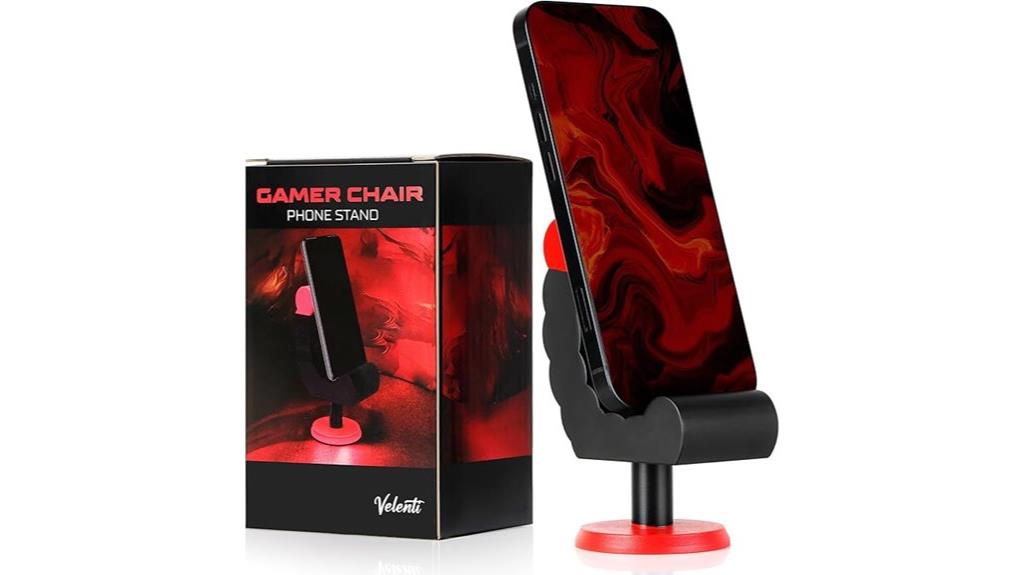 gamer chair phone stand