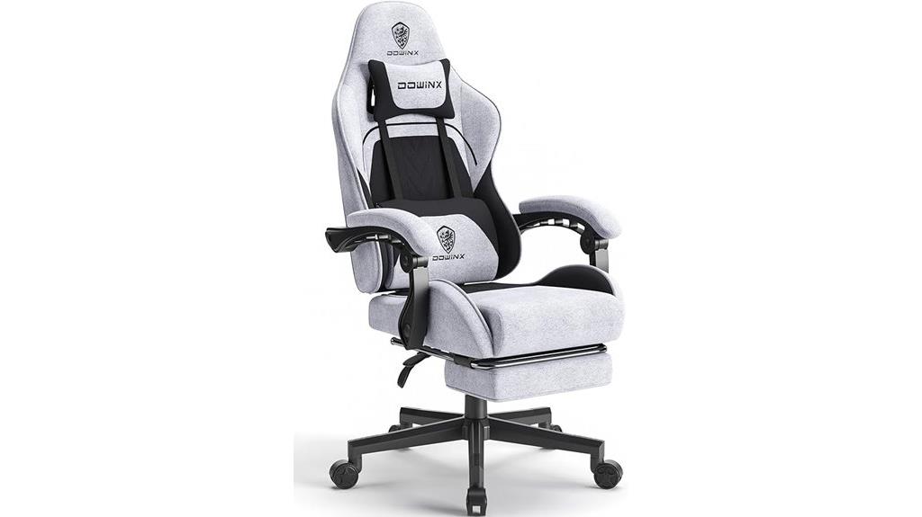 gaming chair with cushion