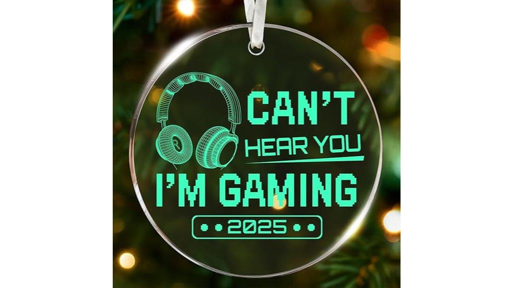 gaming christmas ornament theme