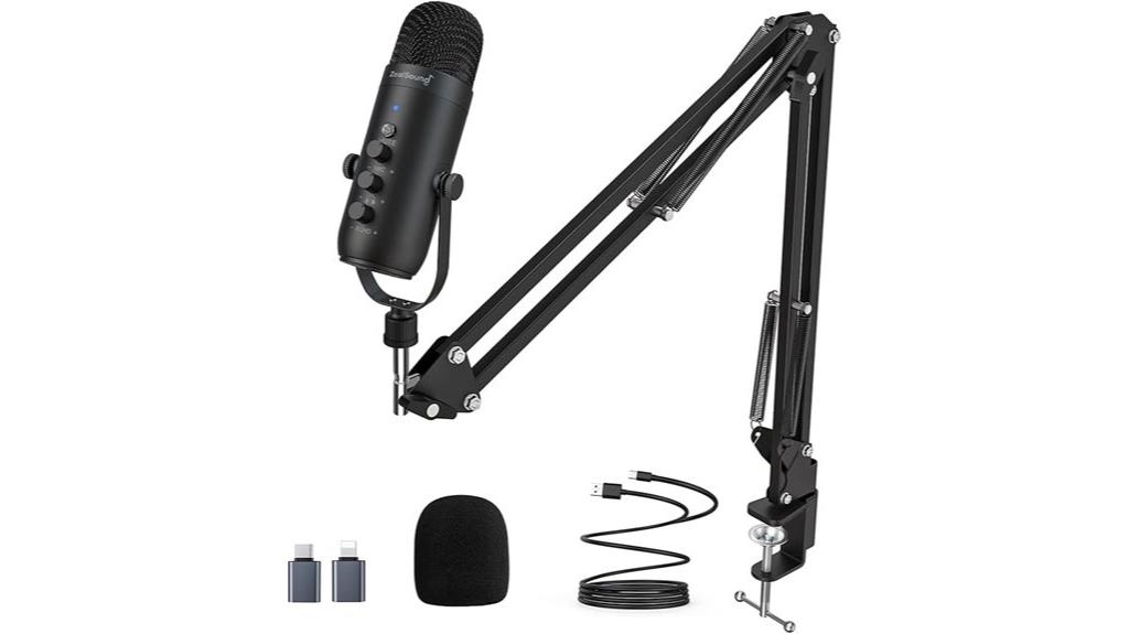 gaming microphone with boom