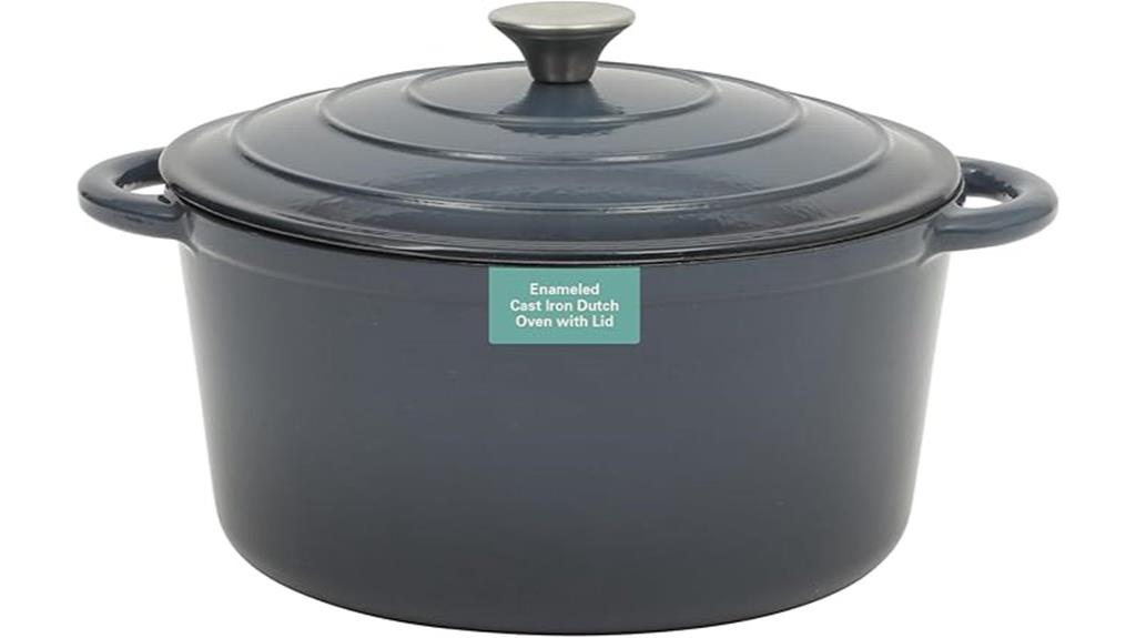 gibson home enameled dutch oven
