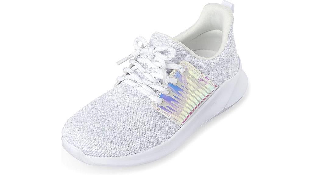 girls casual lace sneakers