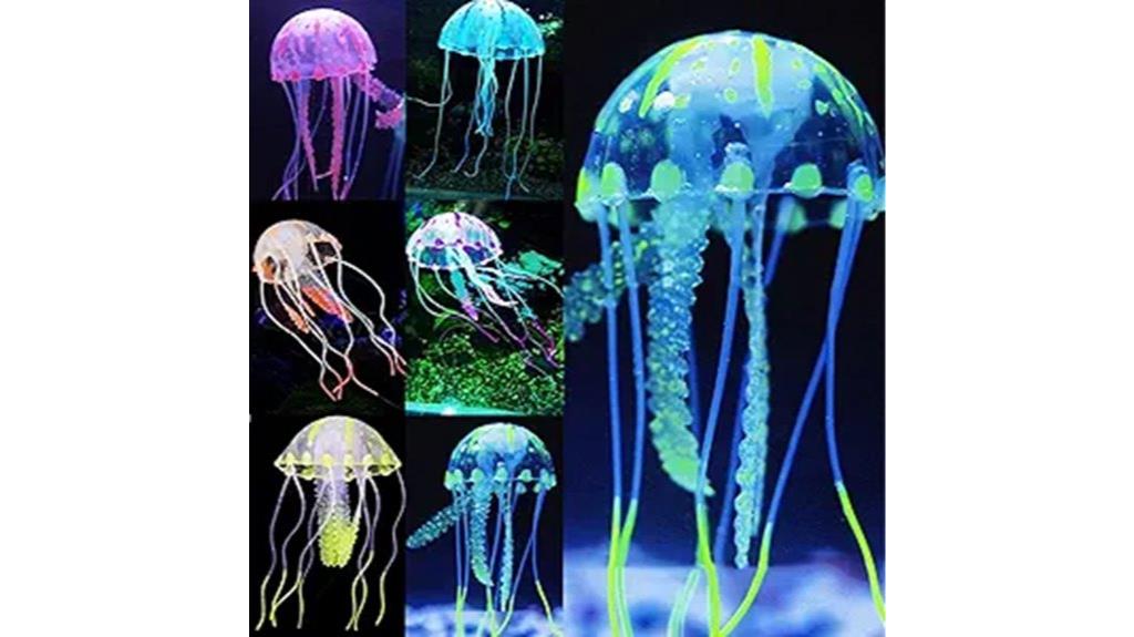 glowing jellyfish aquarium d cor