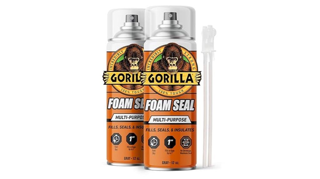 gorilla foam sealant pack