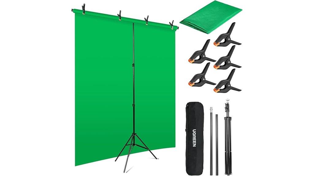 green screen kit with stand