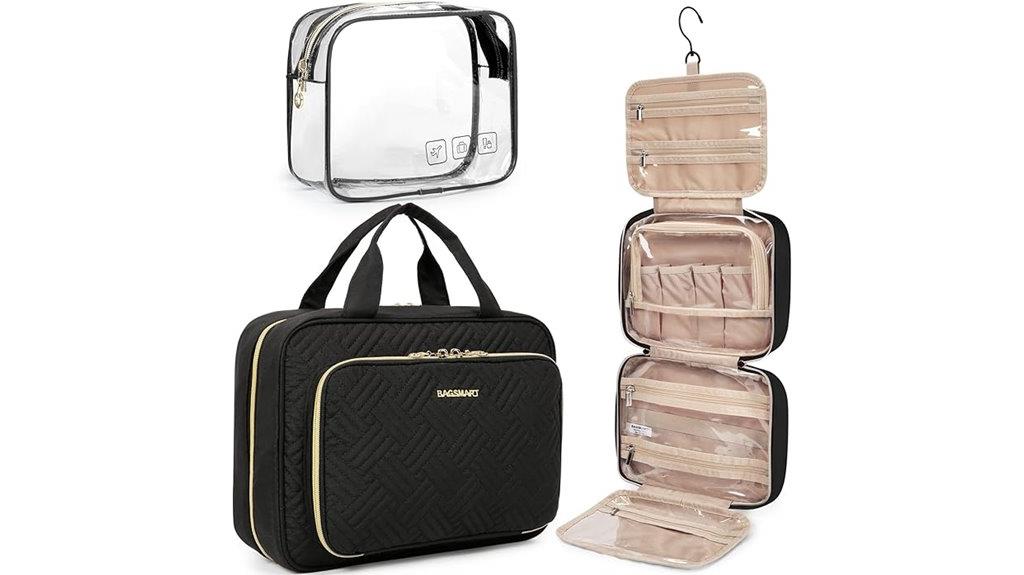 hanging tsa makeup organizer