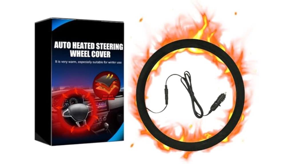 heated 12v steering cover