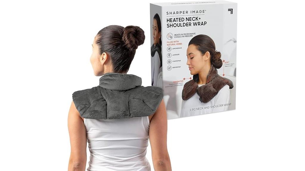 heated aromatherapy neck wrap
