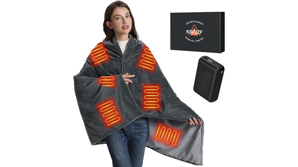 heated blanket with power bank