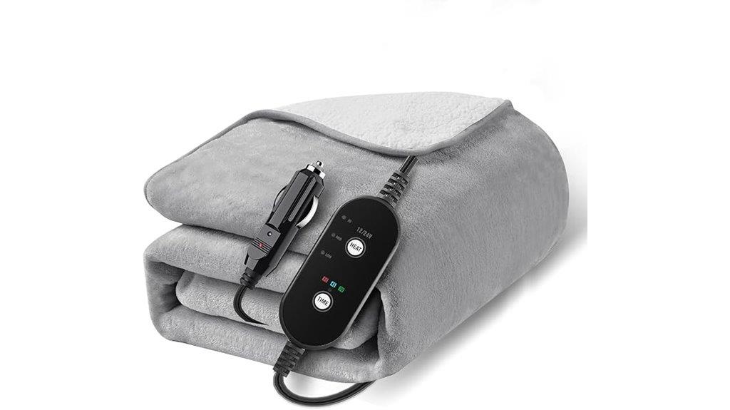 heated car blanket 12v