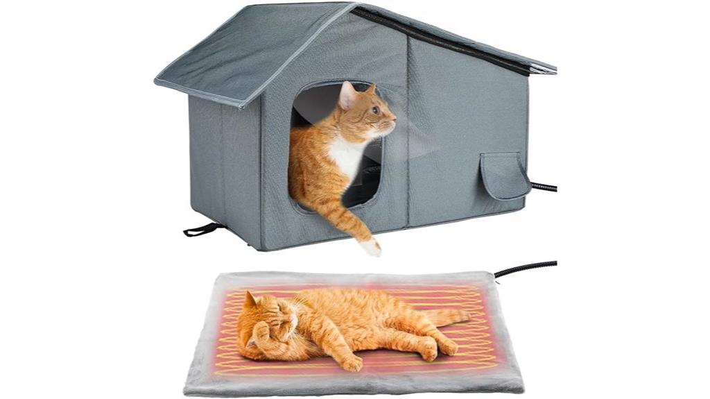 heated outdoor cat shelter