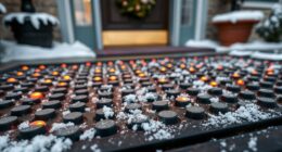 heated outdoor entry mats