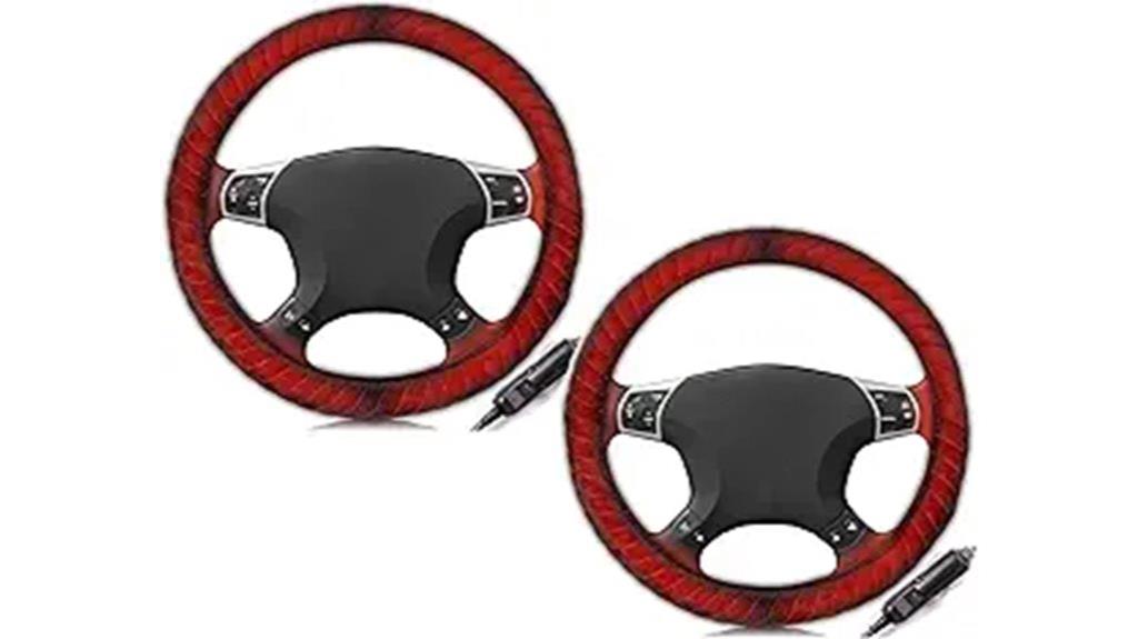 heated steering wheel covers