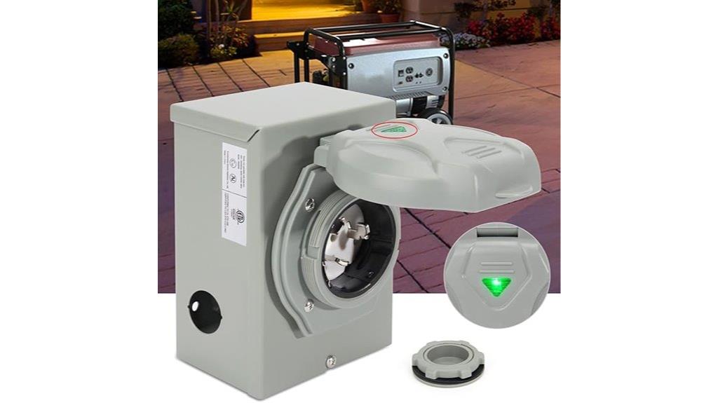 heavy duty power inlet box