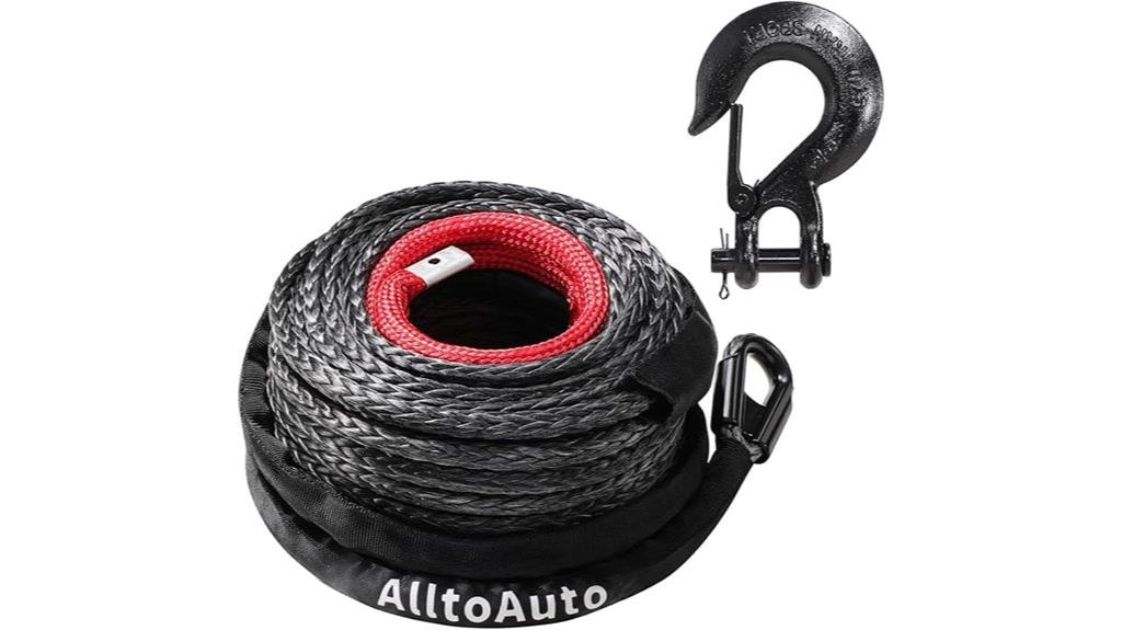 heavy duty synthetic winch cable