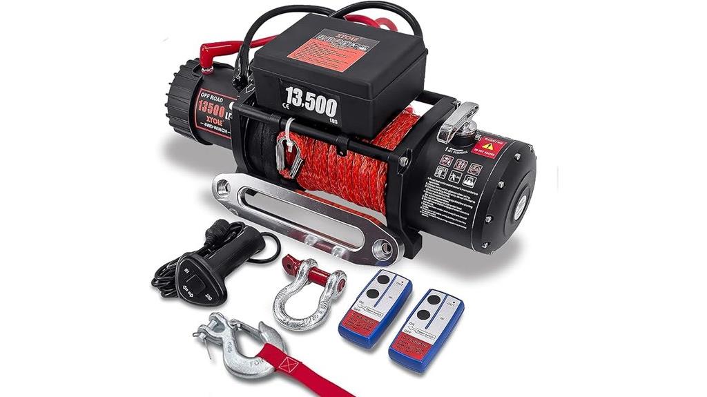 heavy duty waterproof electric winch