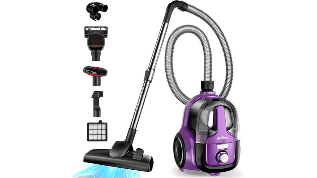 high power bagless vacuum