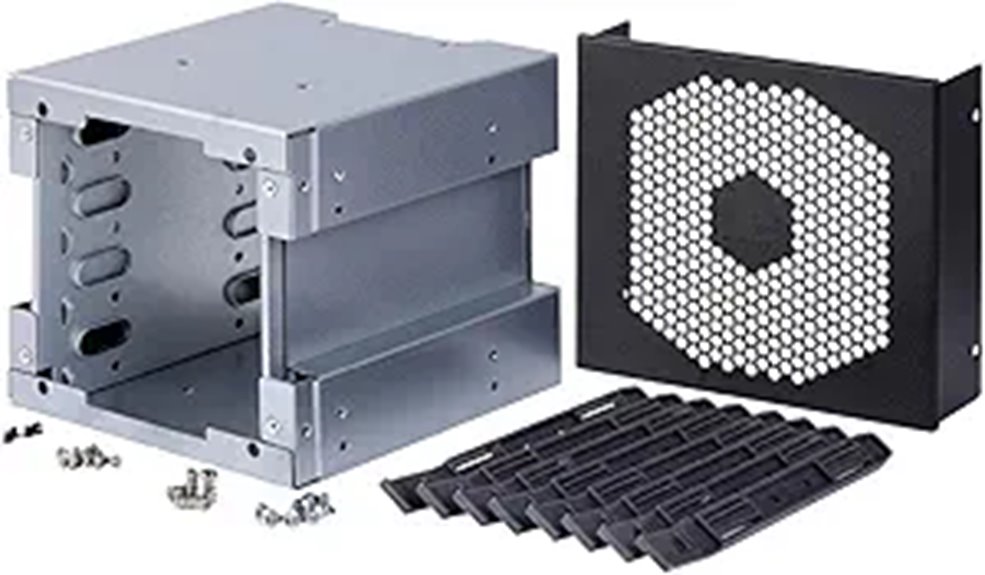 high quality 4 bay storage enclosure