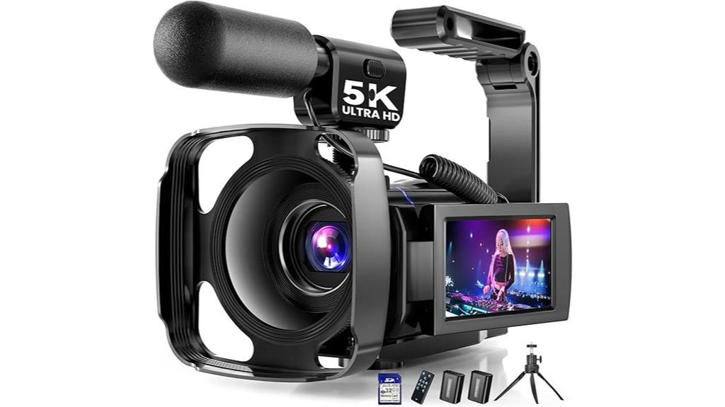 high resolution 5k vlogging camera