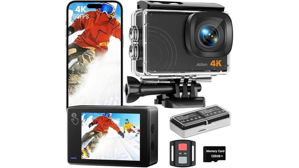 high resolution waterproof action camera