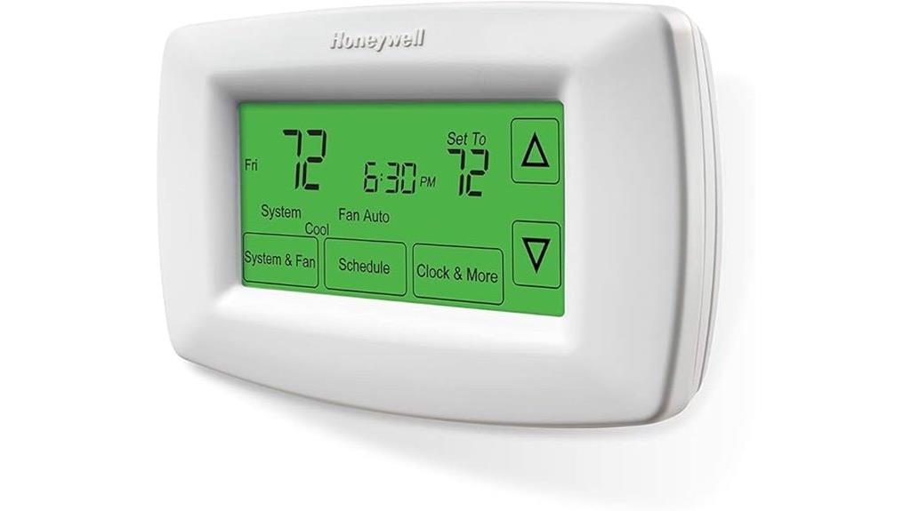 honeywell touchscreen programmable thermostat