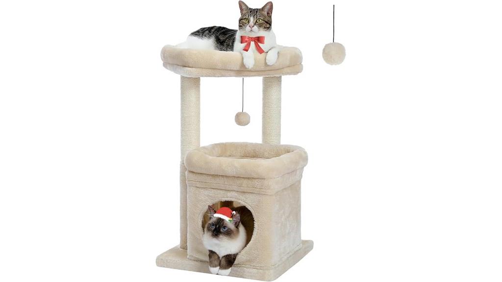 indoor cat tree with condo
