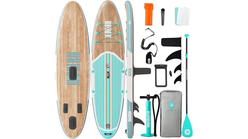 inflatable sup with accessories
