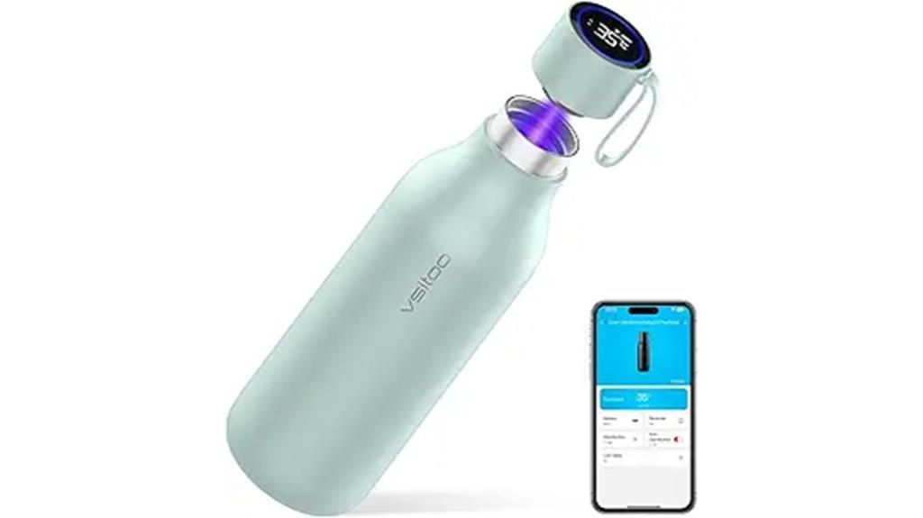 insulated 33oz self cleaning bottle