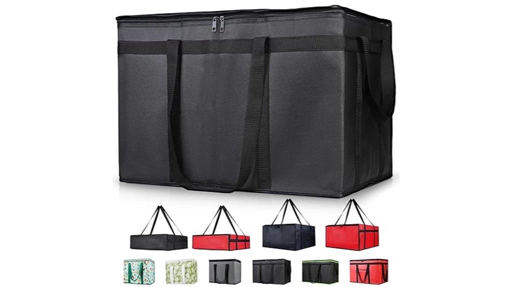 insulated grocery delivery tote