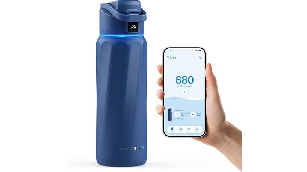 insulated smart water bottle