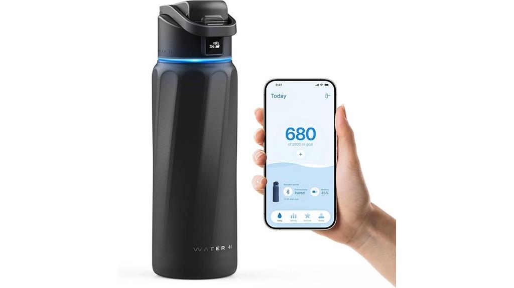 insulated smart water bottle