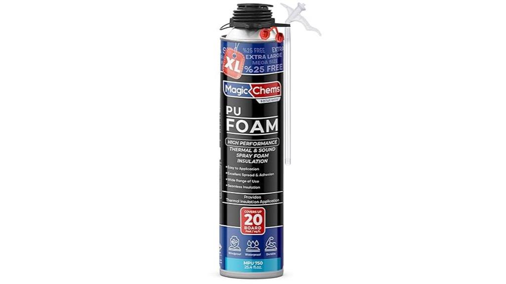 insulating foam sealant can