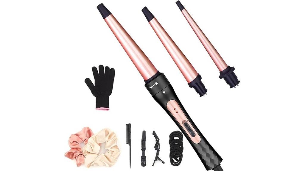 interchangeable ceramic curling wands