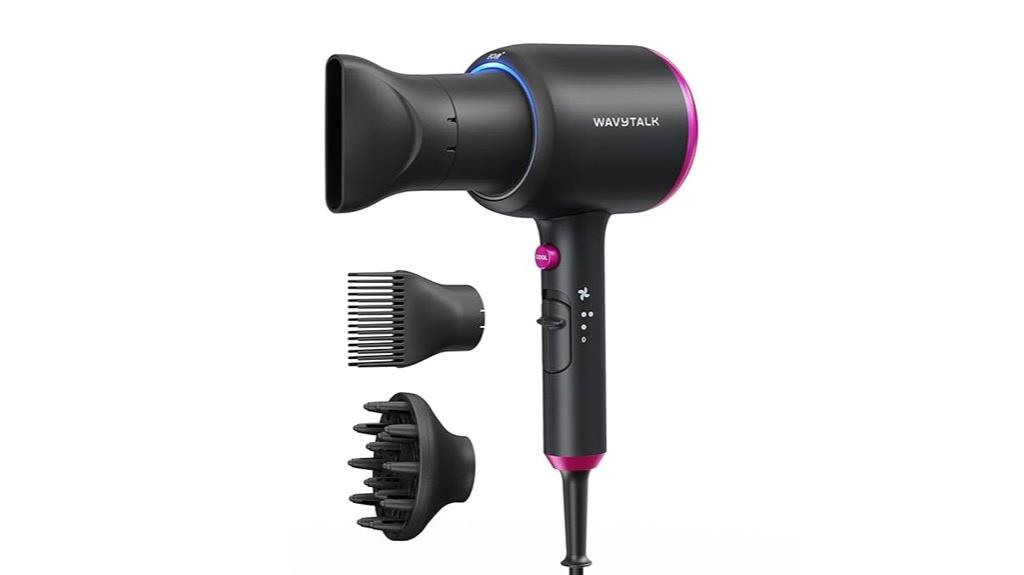 ionic hair dryer with attachments