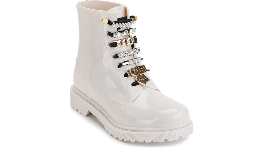 karl lagerfeld paris rain boots