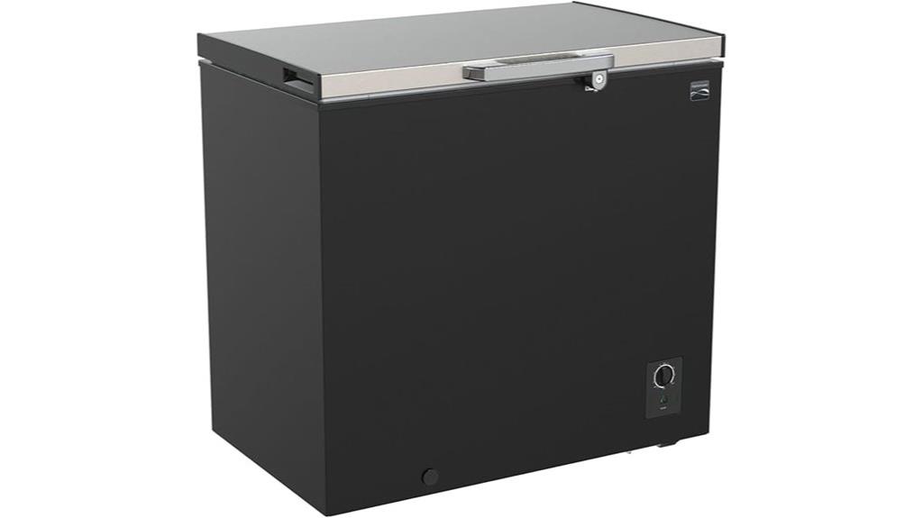 kenmore chest freezer lock