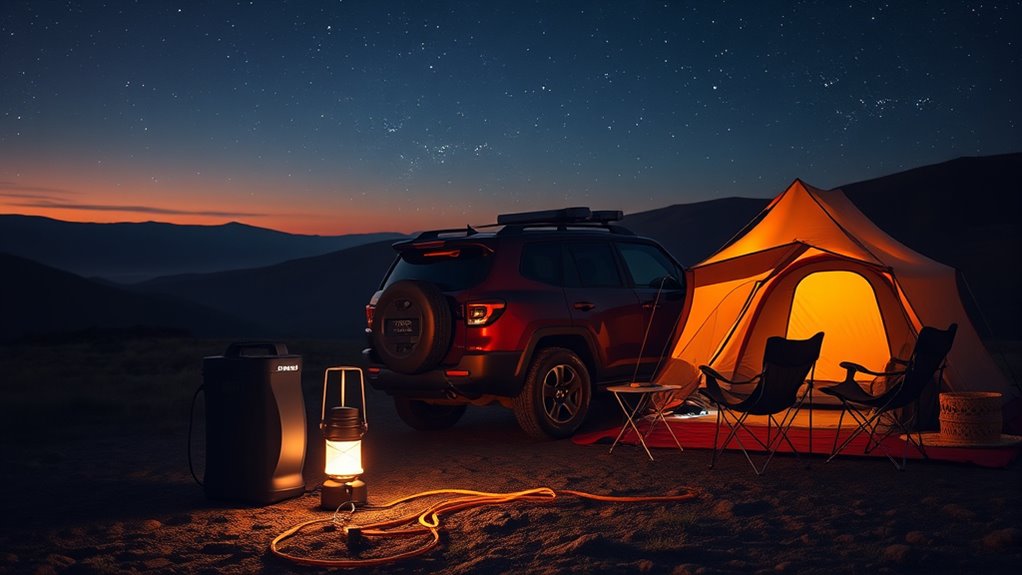 key camping power station factors