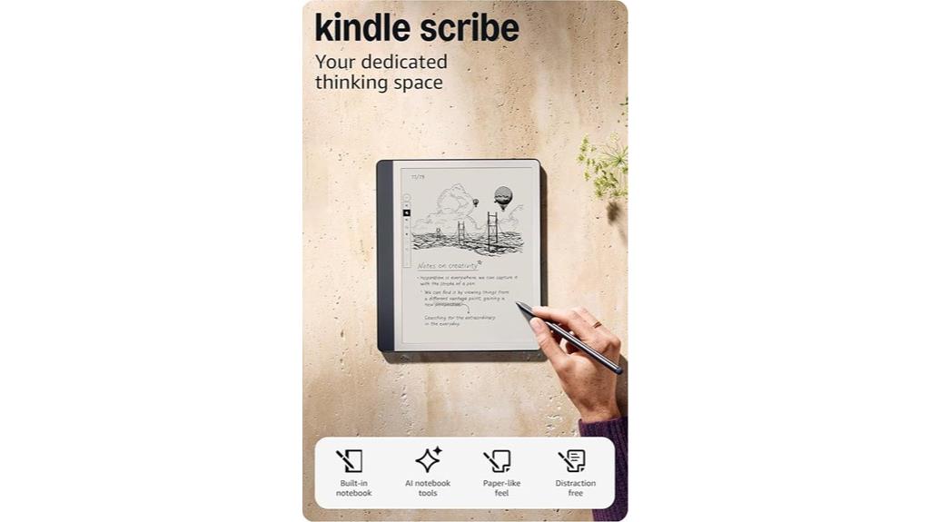 kindle scribe ai notebook