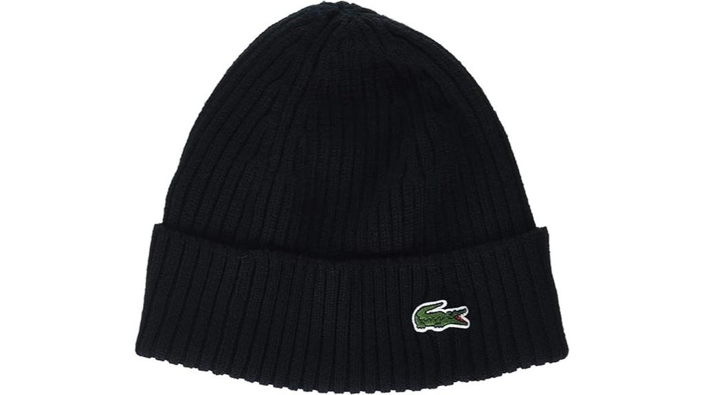 lacoste men s wool beanie