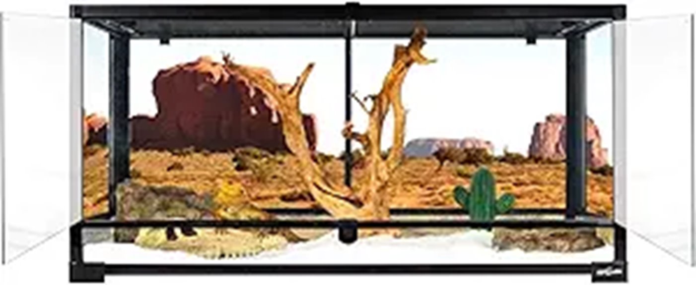 large 50 gallon glass tank