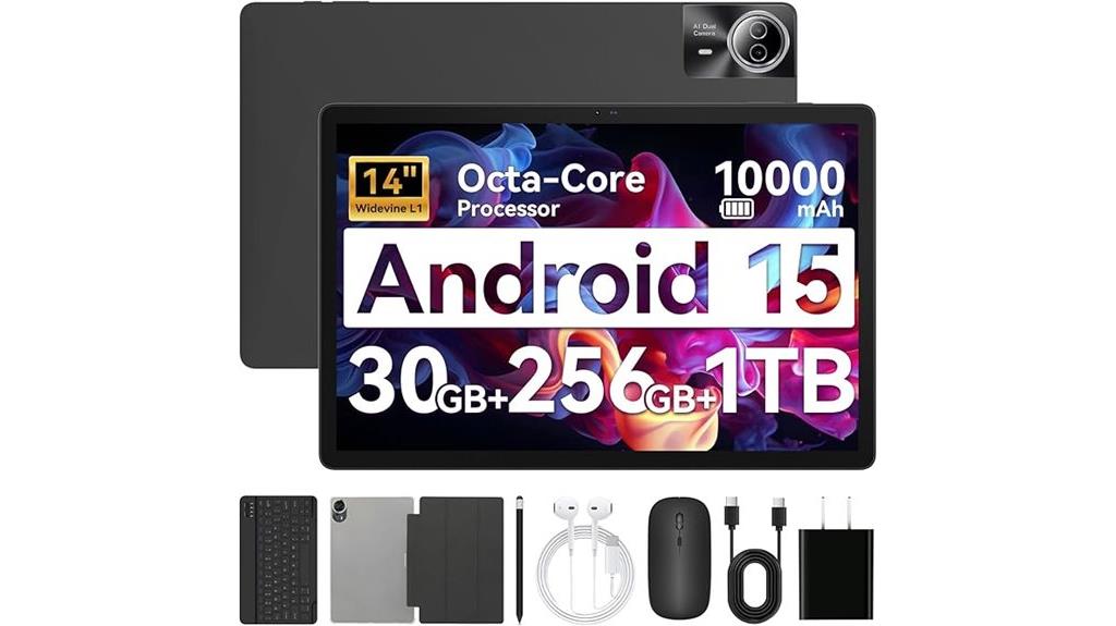 large android tablet with 30gb ram
