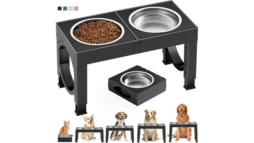 large breed elevated dog bowl