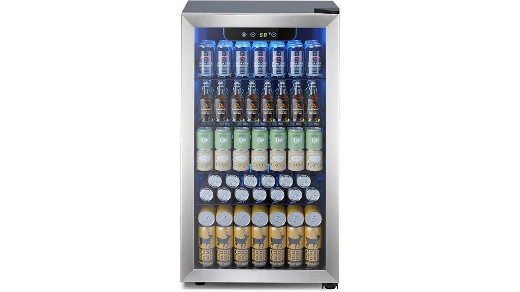 large capacity beverage cooler