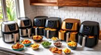 large family air fryers