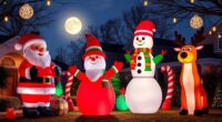 large festive yard inflatables