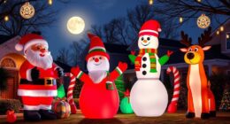 large festive yard inflatables