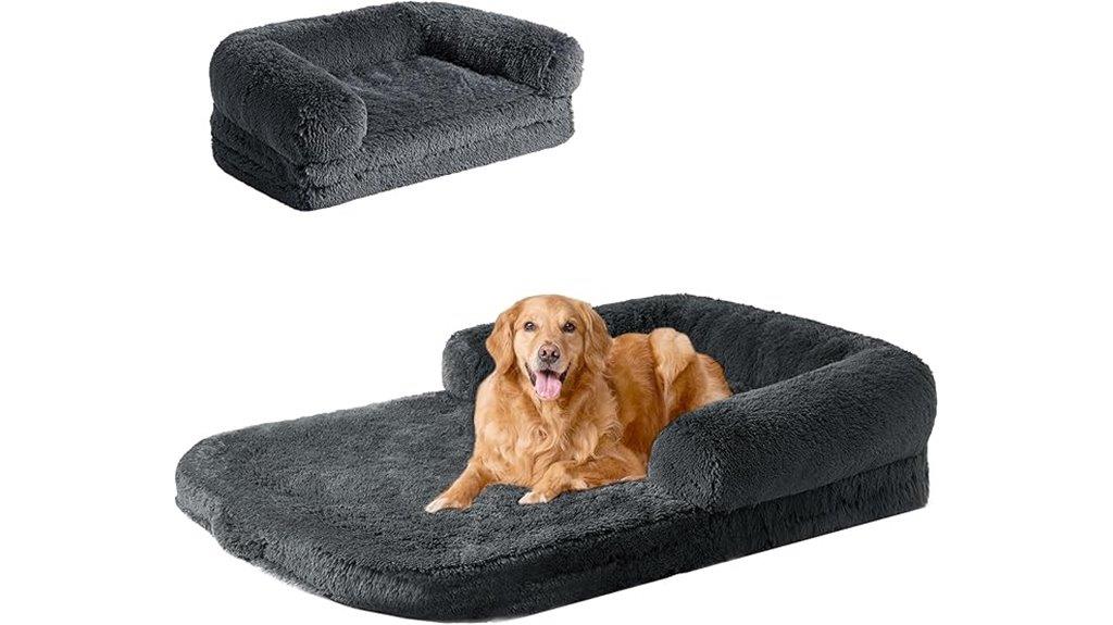 large foldable dog bed