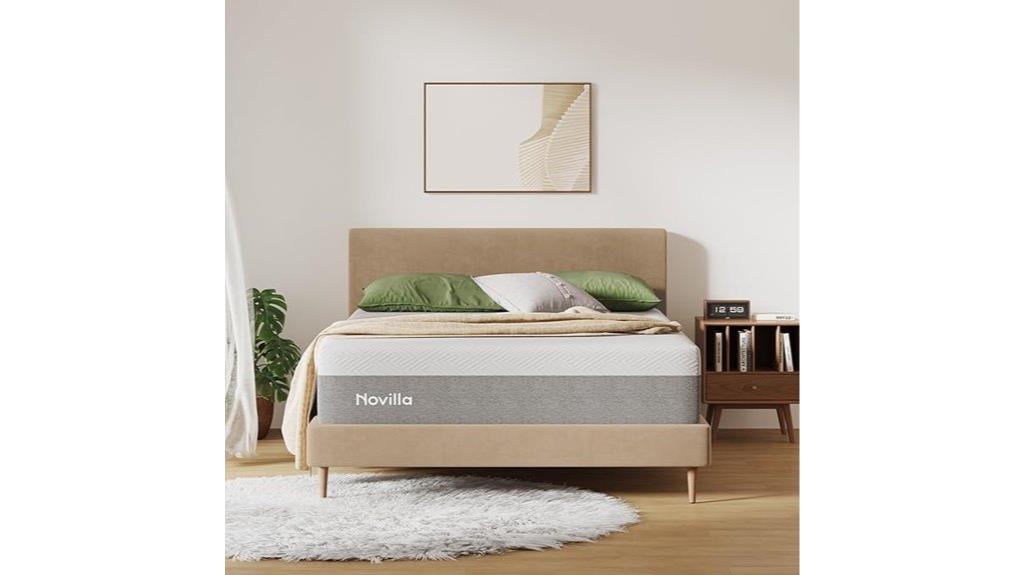 large gel memory foam mattress