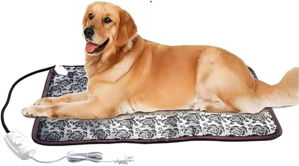 large heated dog bed