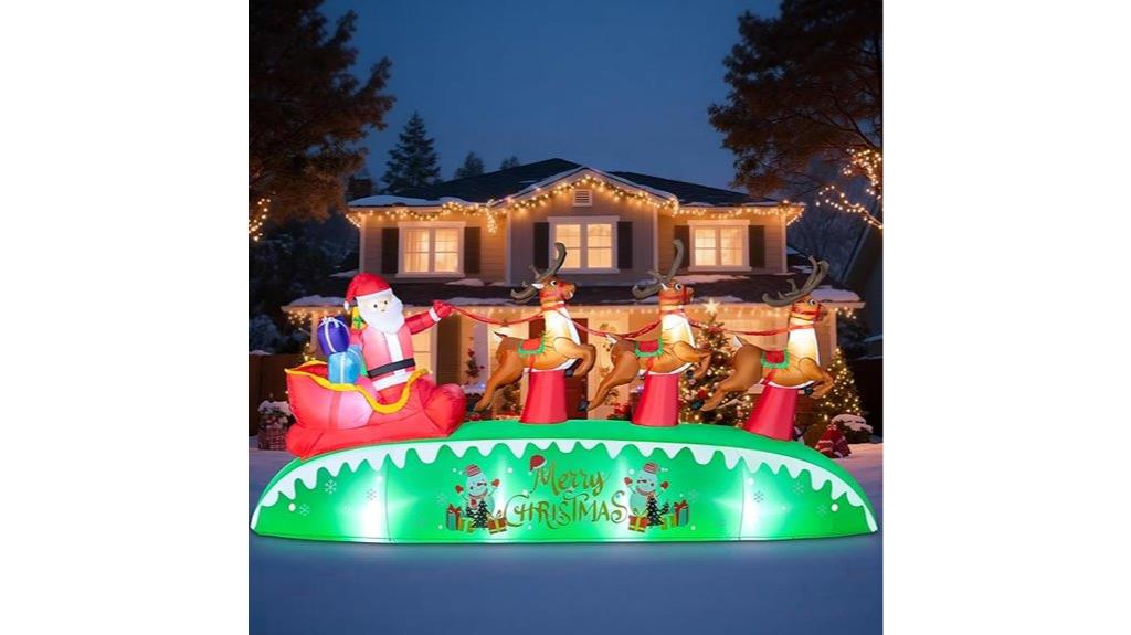 large inflatable christmas decor